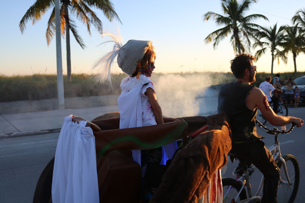 Zombie Bike Ride 2018 photo - Duval Street, Key West